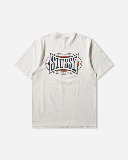 Stüssy Champion Oval Pig. Dyed Tee Natural T-Shirts Shortsleeve 1905144SJ 1002