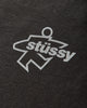 Stüssy Surf Size Pig Dyed Tee Faded Black T-Shirts Shortsleeve 1905180SJ 0090