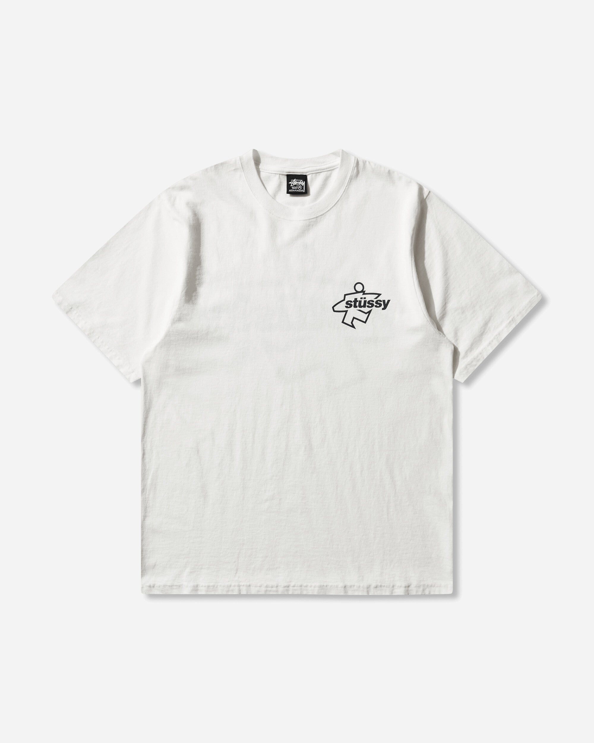 Stüssy Surf Size Pig Dyed Tee Natural T-Shirts Shortsleeve 1905180SJ 1002