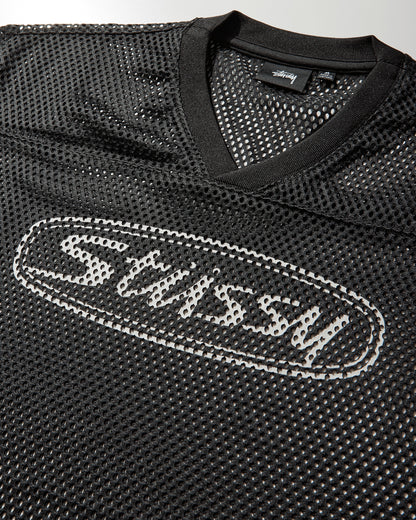 Stüssy Trucker Team Jersey Black T-Shirts Shortsleeve 1140384SJ 0001