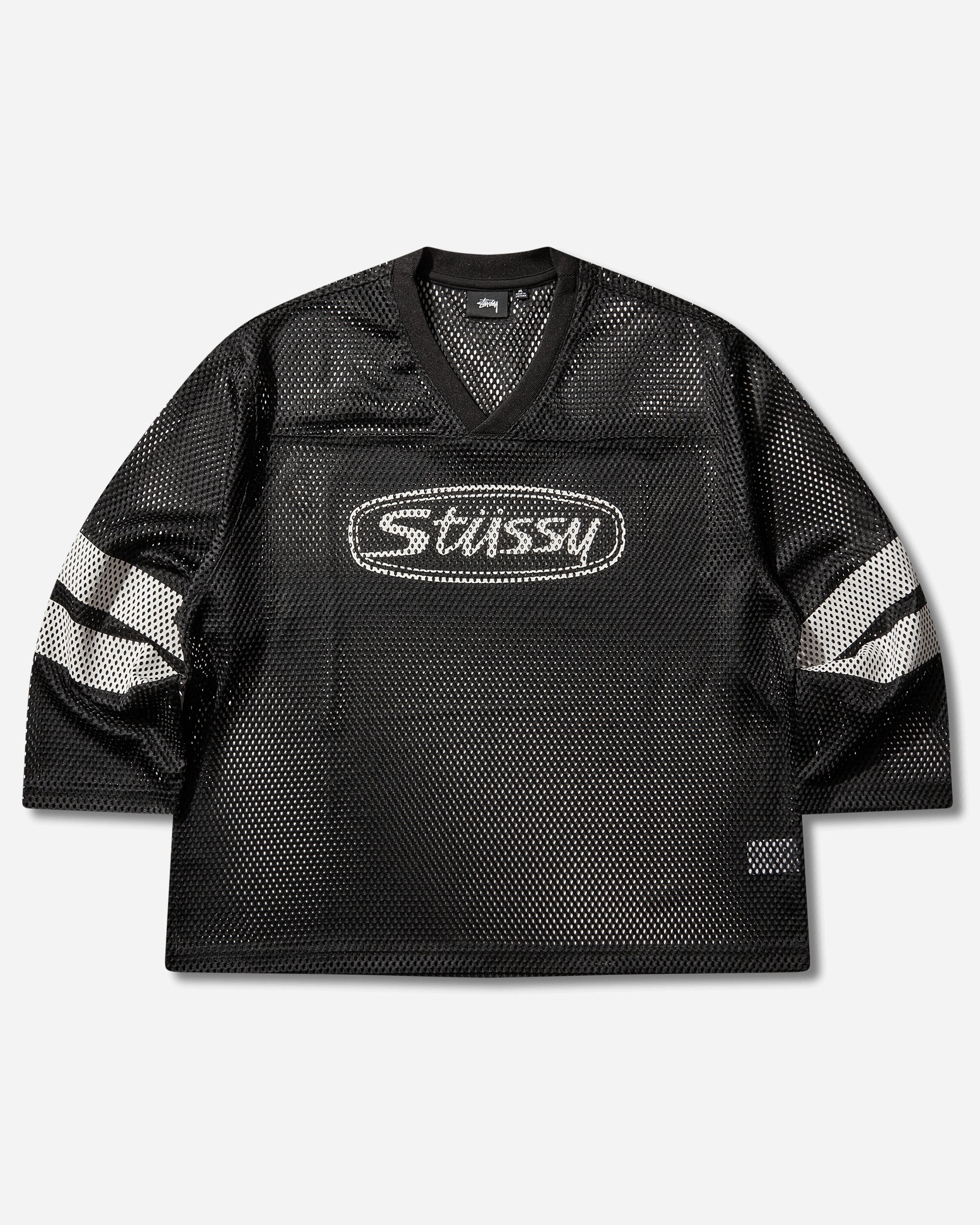 Stüssy Trucker Team Jersey Black T-Shirts Shortsleeve 1140384SJ 0001