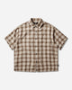 Stüssy Liam Ss Plaid Shirt Brown Shirts Shortsleeve Shirt 1110385SJ 1001