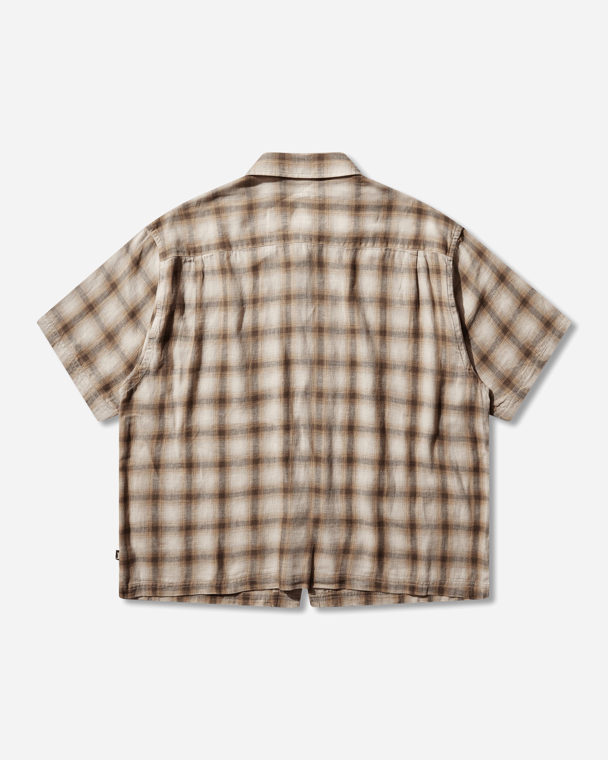 Stüssy Liam Ss Plaid Shirt Brown Shirts Shortsleeve Shirt 1110385SJ 1001