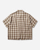 Stüssy Liam Ss Plaid Shirt Brown Shirts Shortsleeve Shirt 1110385SJ 1001