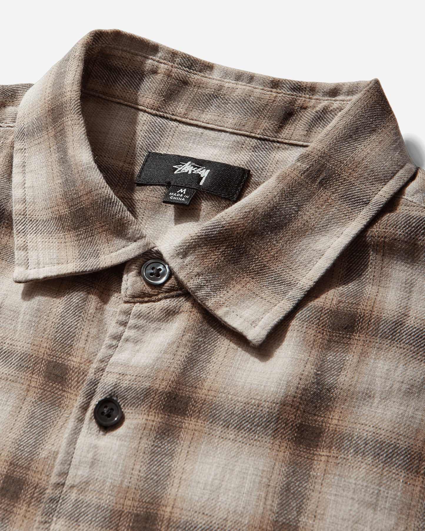 Stüssy Liam Ss Plaid Shirt Brown Shirts Shortsleeve Shirt 1110385SJ 1001