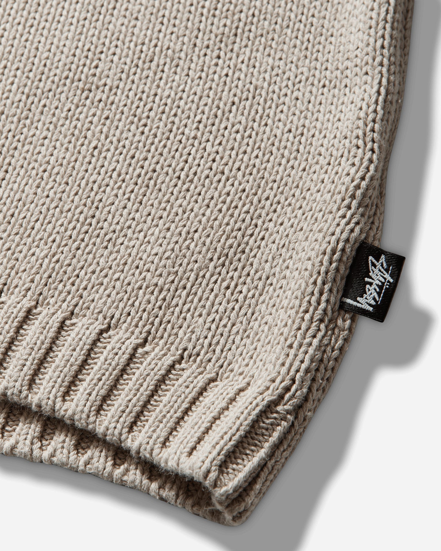 Stüssy Roll V Neck Sweater Oatmeal Knitwears Sweaters 117289SJ 1033