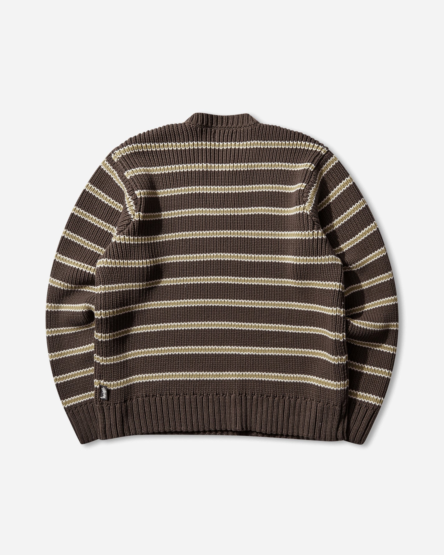 Stüssy Stripe Crew Forest Knitwears Sweaters 117272SJ 0410