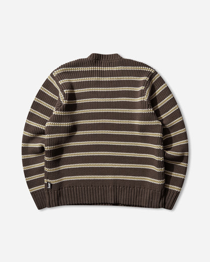 Stüssy Stripe Crew Forest Knitwears Sweaters 117272SJ 0410