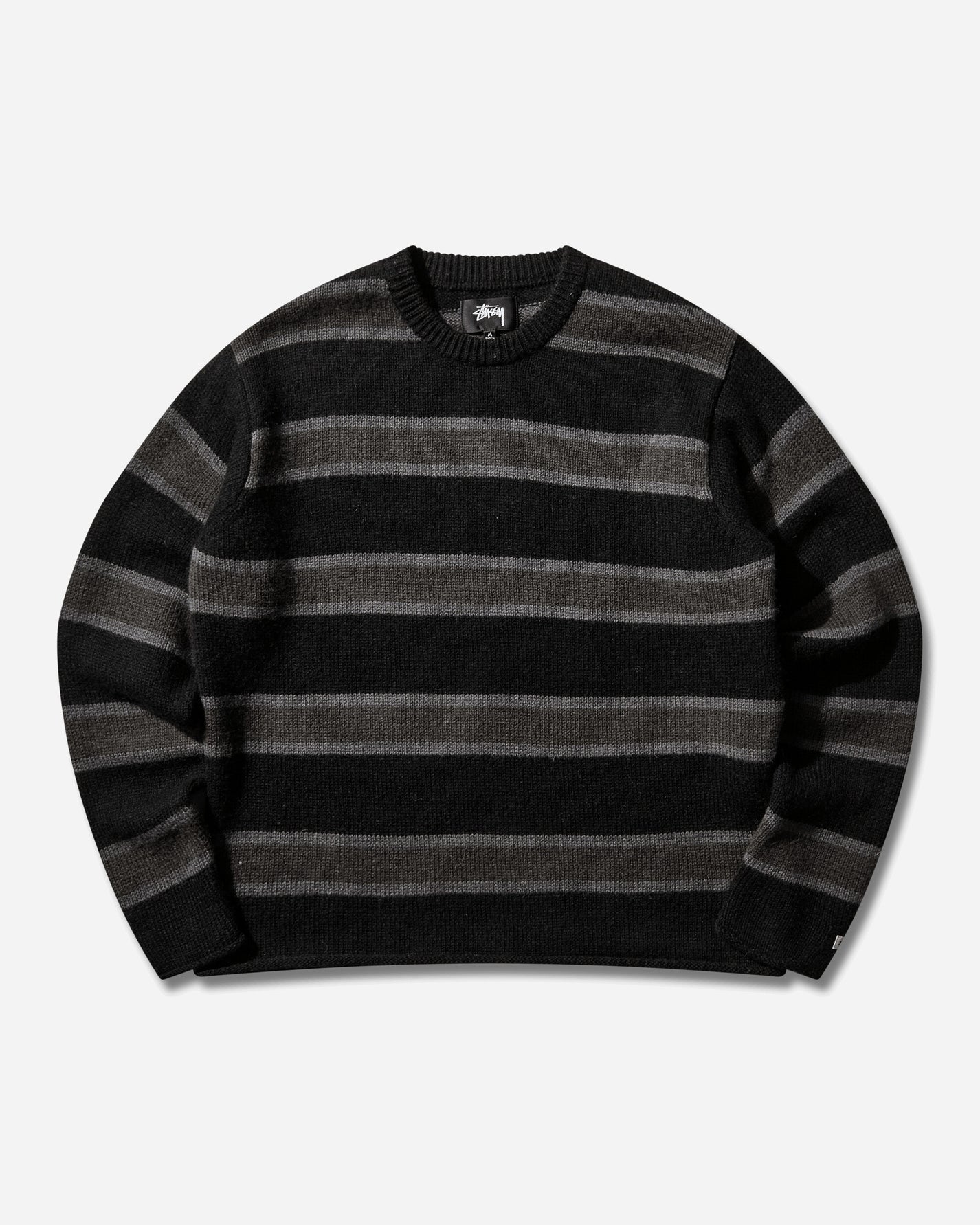Stüssy Striped Wool Sweater Black Knitwears Sweaters 117283SJ 0001