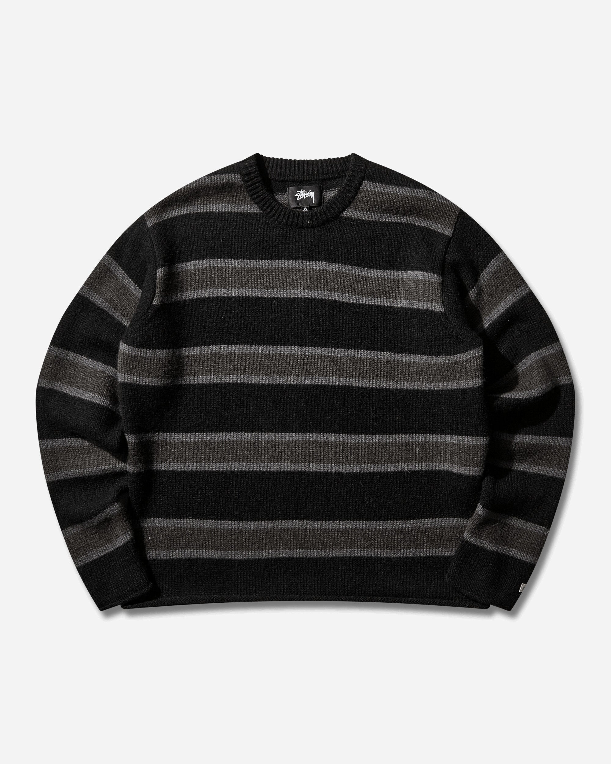 Stüssy Striped Wool Sweater Black Knitwears Sweaters 117283SJ 0001