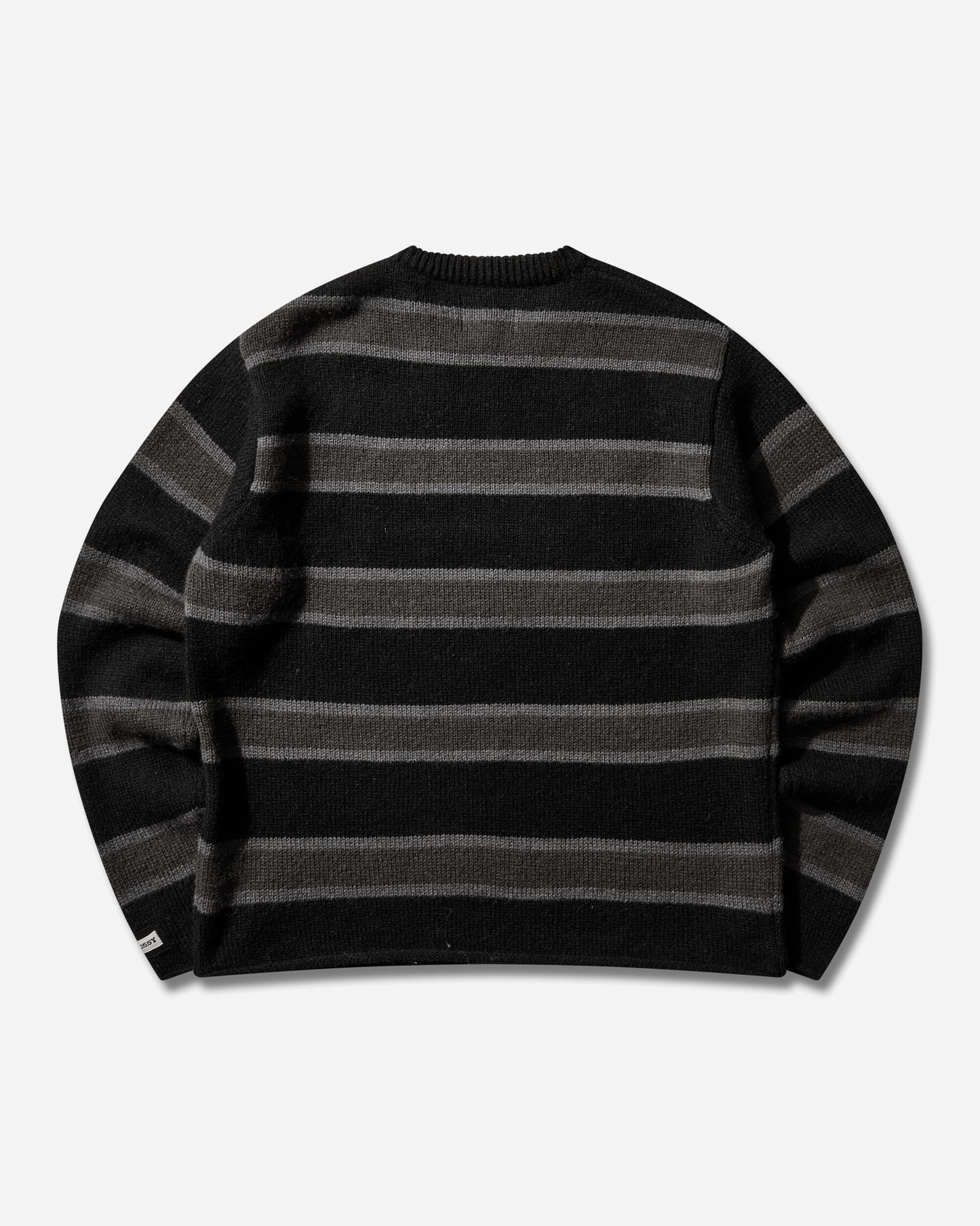 Stüssy Striped Wool Sweater Black Knitwears Sweaters 117283SJ 0001