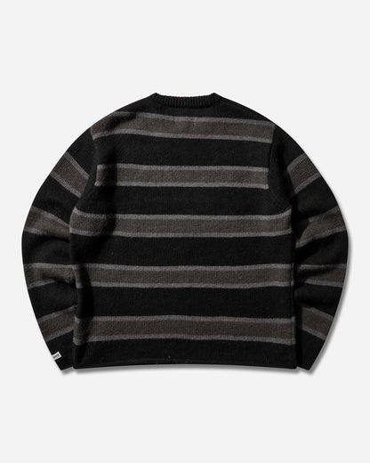 Stüssy Striped Wool Sweater Black Knitwears Sweaters 117283SJ 0001