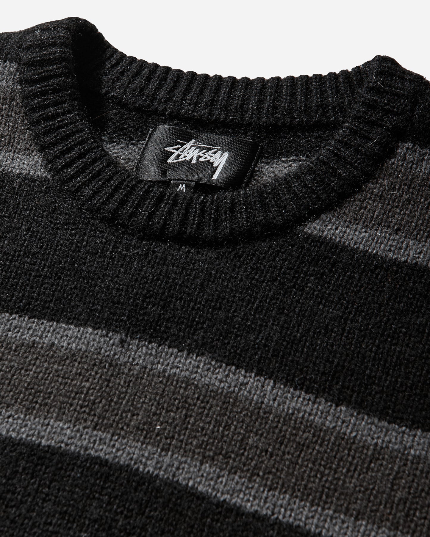 Stüssy Striped Wool Sweater Black Knitwears Sweaters 117283SJ 0001