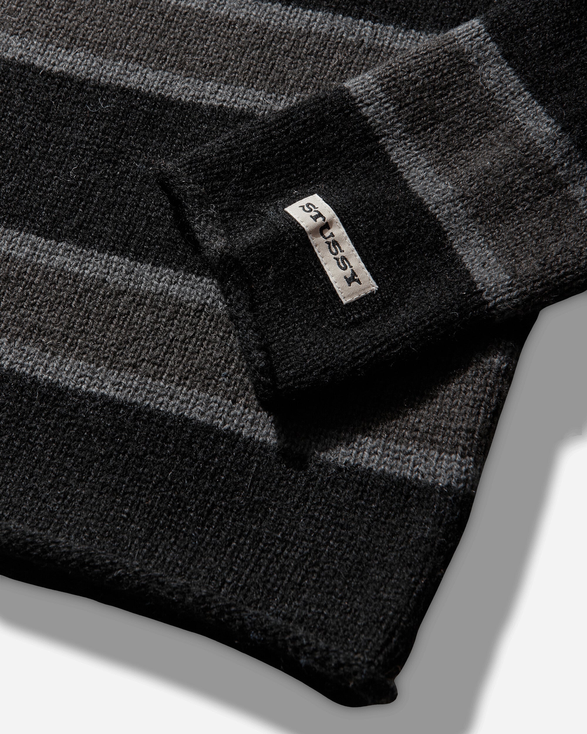 Stüssy Striped Wool Sweater Black Knitwears Sweaters 117283SJ 0001