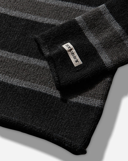 Stüssy Striped Wool Sweater Black Knitwears Sweaters 117283SJ 0001