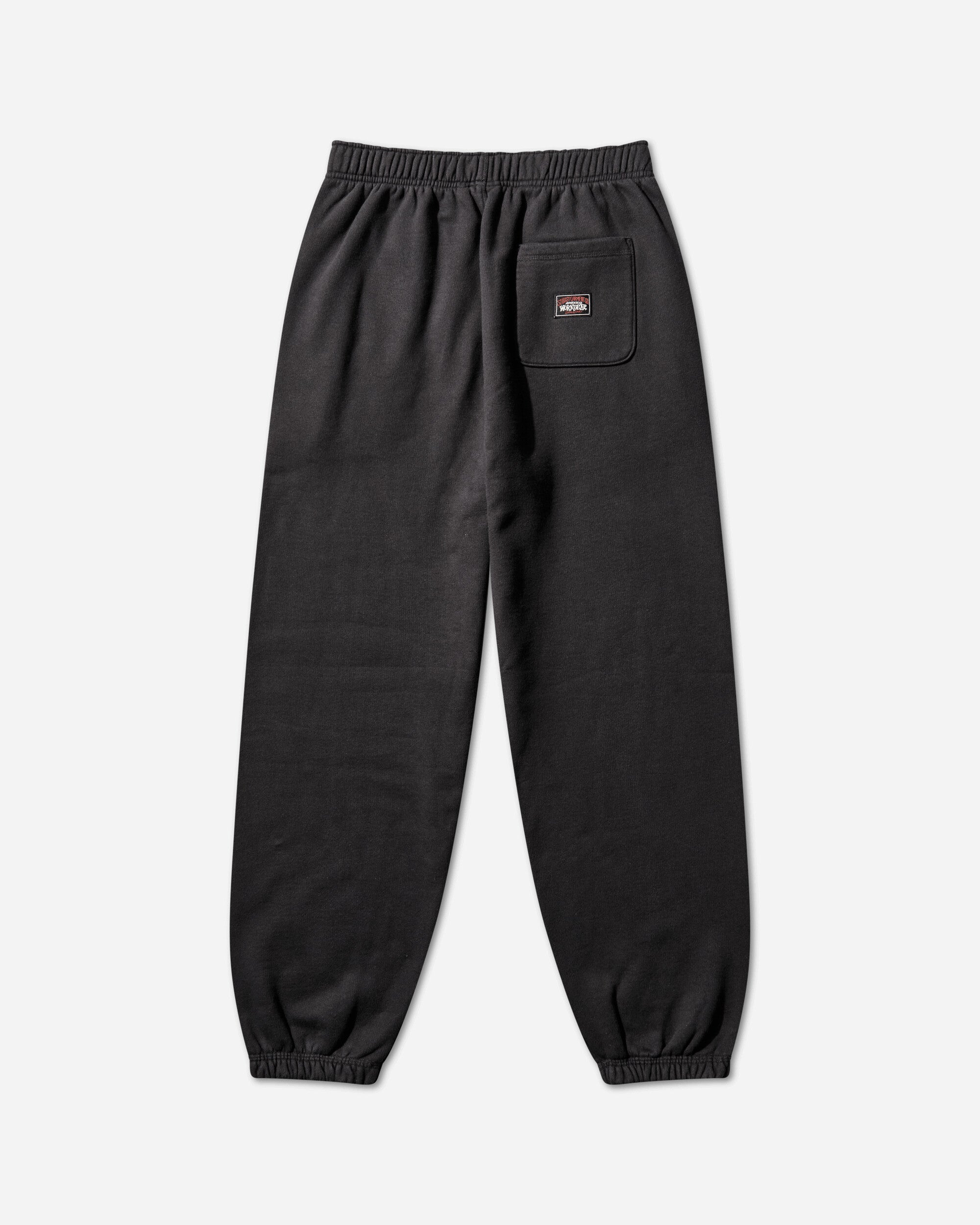 Stüssy Workgear Sweatpant Washed Black Pants Sweatpants 116720SJ 0034