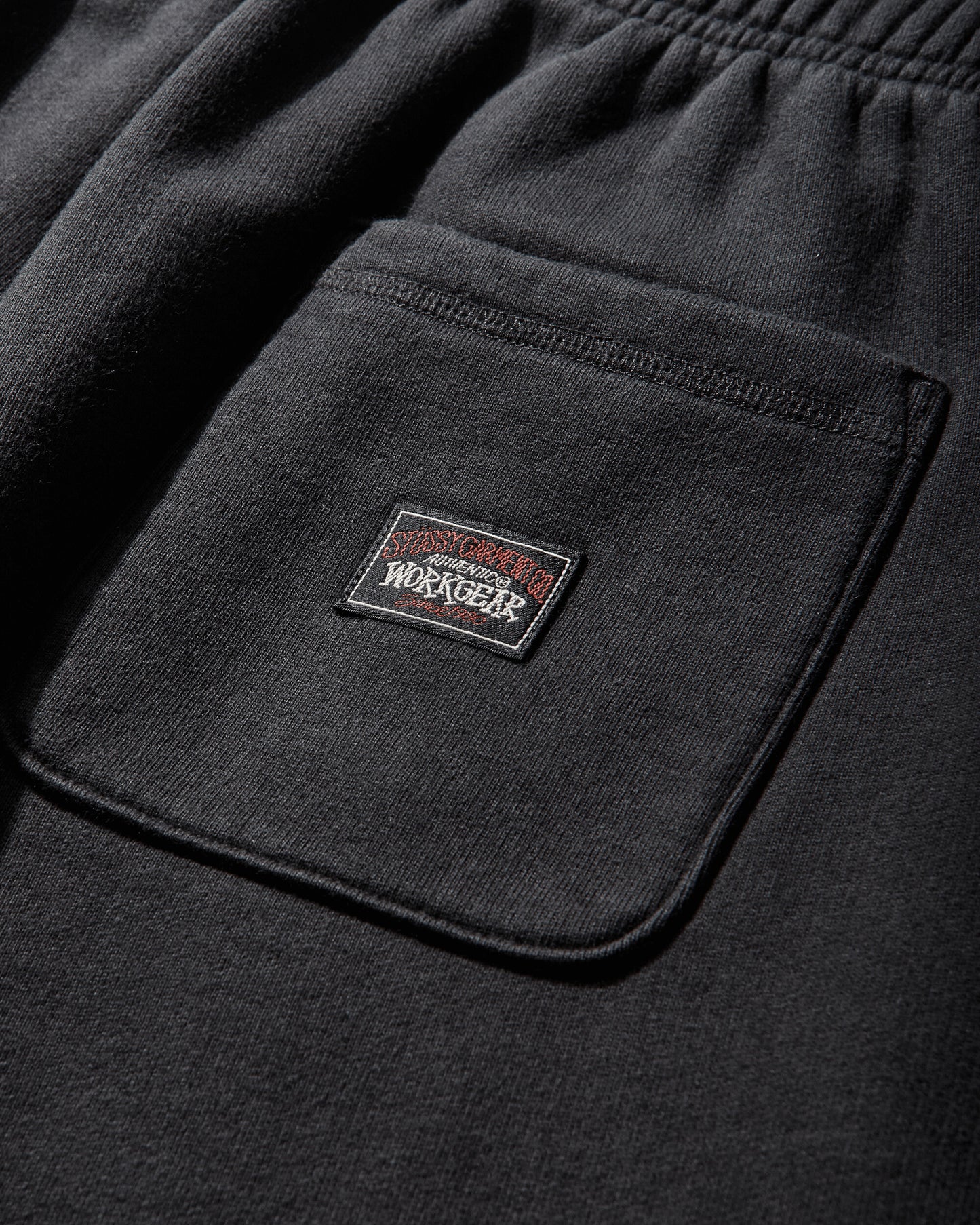 Stüssy Workgear Sweatpant Washed Black Pants Sweatpants 116720SJ 0034