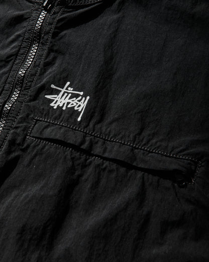 Stüssy Lightweight Hooded Jacket Black Coats and Jackets Windbreakers 115900SJ 0001