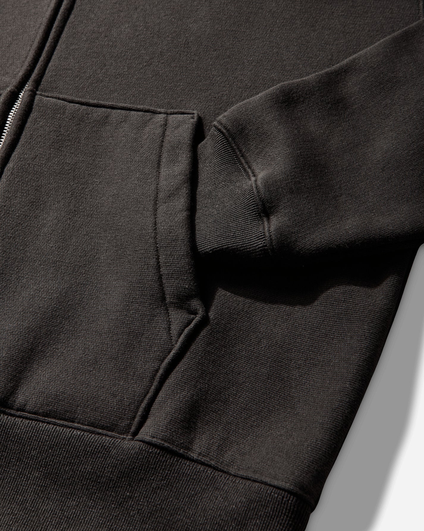 Stüssy Basic Diamond Zip Hood Black Sweatshirts Zip-Ups 118603SJ 0001