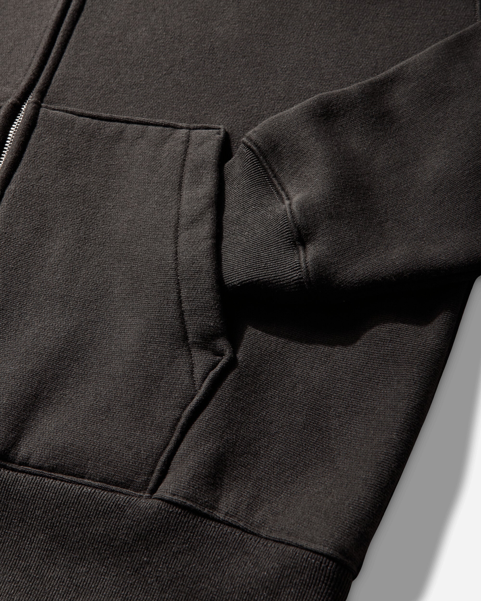 Stüssy Basic Diamond Zip Hood Black Sweatshirts Zip-Ups 118603SJ 0001