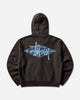 Stüssy Basic Diamond Zip Hood Black Sweatshirts Zip-Ups 118603SJ 0001