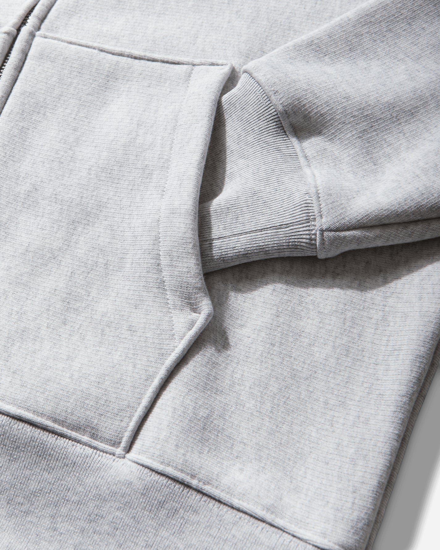 Stüssy Basic Diamond Zip Hood Ash Heather Sweatshirts Zip-Ups 118603SJ 0062