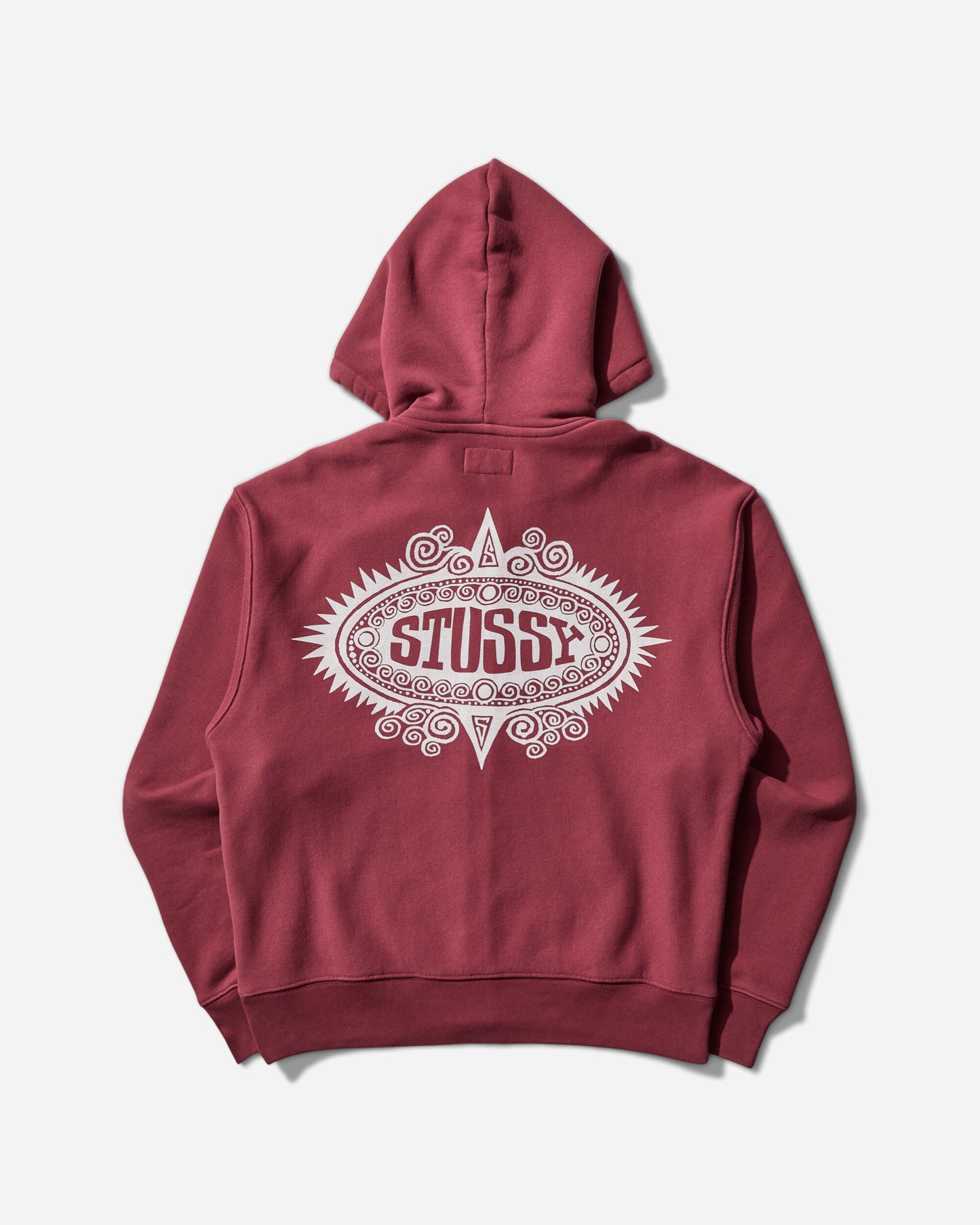 Stüssy Mantra Zip Hood Burgundy Sweatshirts Zip-Ups 118592 0615