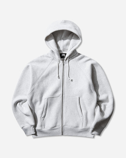 Stüssy Raglan Zip Hood Ash Heather Sweatshirts Zip-Ups 118571SJ 0062