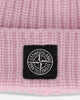 Stone Island Light Wool Ribbed Beanie Pink Hats Beanies K2S15-N100012-S00B4 V0080