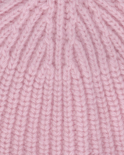 Stone Island Light Wool Ribbed Beanie Pink Hats Beanies K2S15-N100012-S00B4 V0080