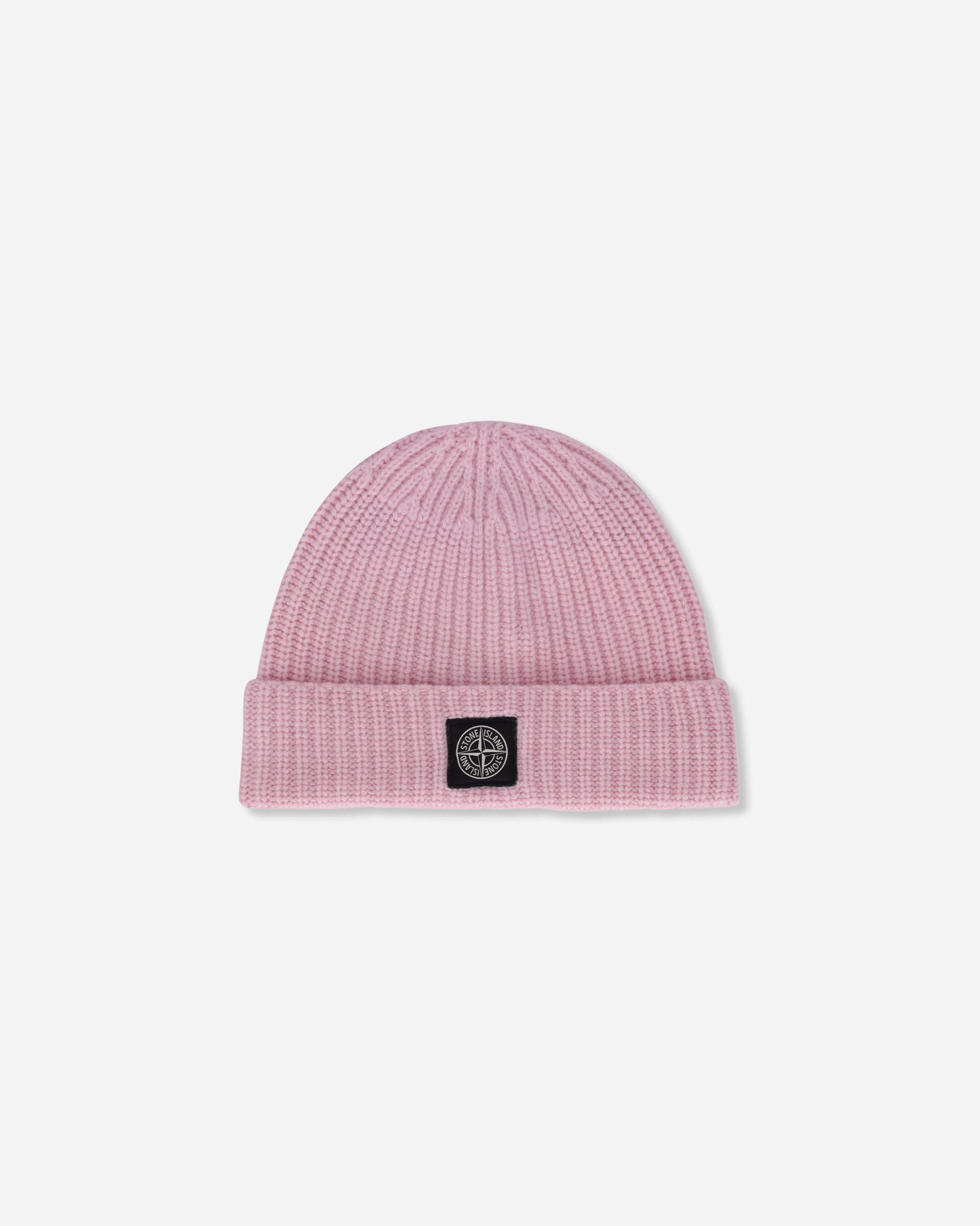 Stone Island Light Wool Ribbed Beanie Pink Hats Beanies K2S15-N100012-S00B4 V0080