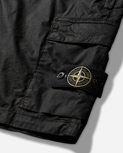 Stone Island Indigo Denim Ultra Bleached Straight Jeans Black Shorts Cargo Short L1S15L100020S0003 V0029