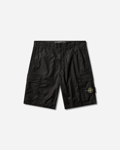 Stone Island Indigo Denim Ultra Bleached Straight Jeans Black Shorts Cargo Short L1S15L100020S0003 V0029