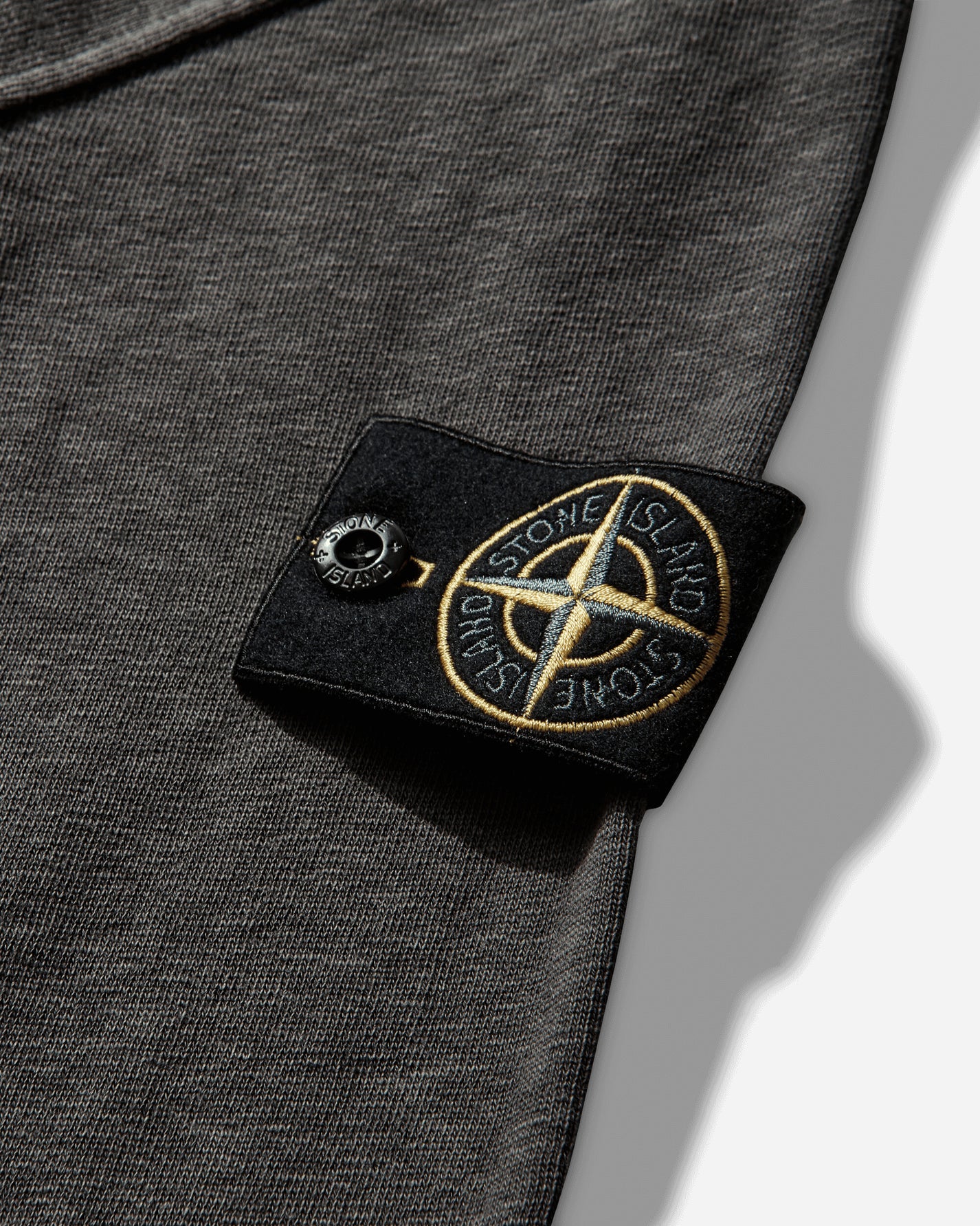 Stone Island Zip Up Cardigan Charcoal Sweatshirts Hoodies L1S156100033S0060 V0165