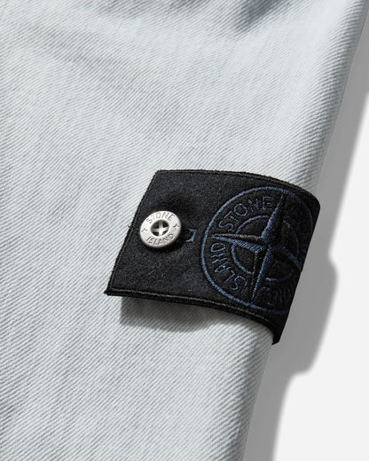 Stone Island Biker Jacket Blue Extra Bleach Coats and Jackets Jackets L1S144100006S00J9 VJ203