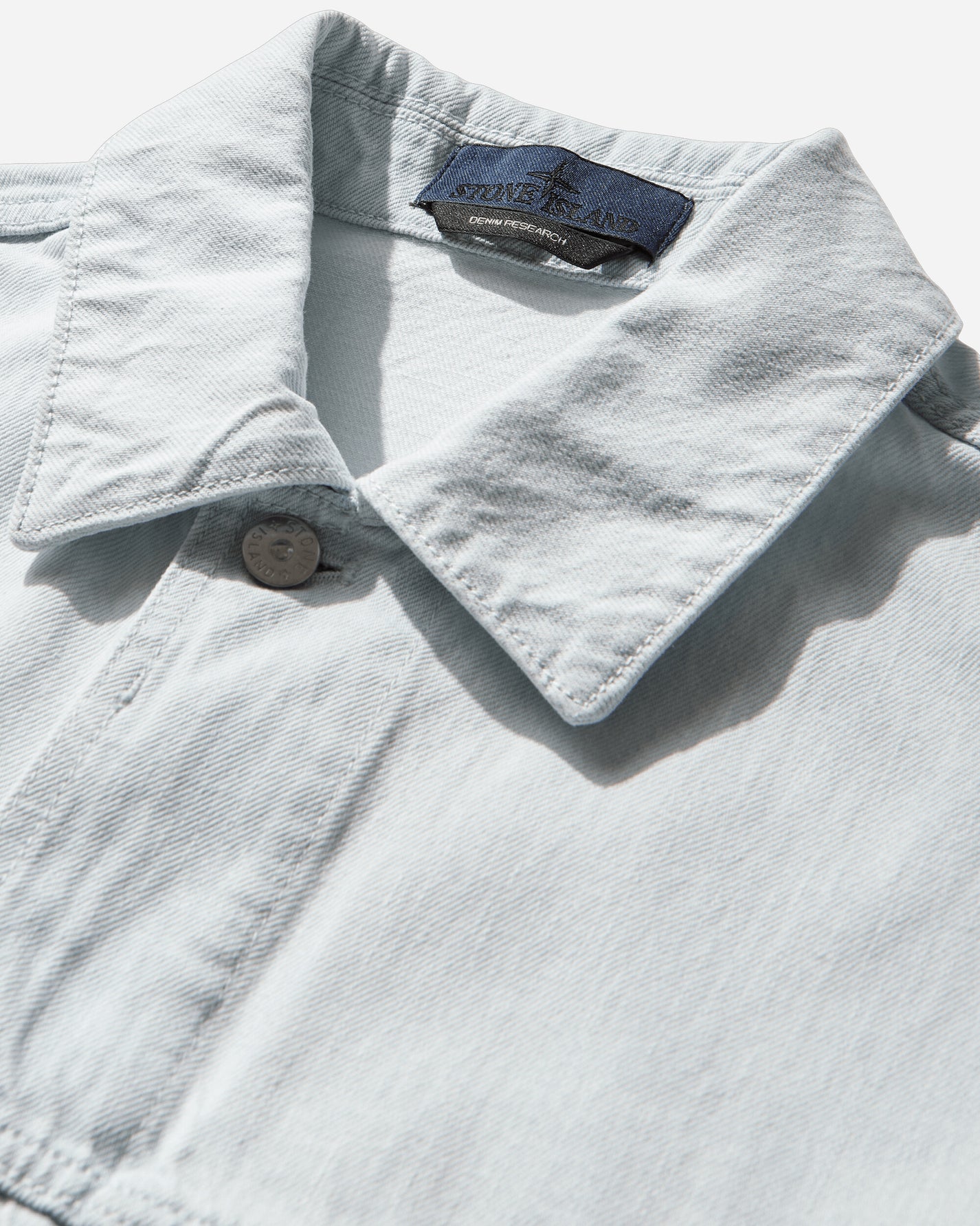 Stone Island Biker Jacket Blue Extra Bleach Coats and Jackets Jackets L1S144100006S00J9 VJ203