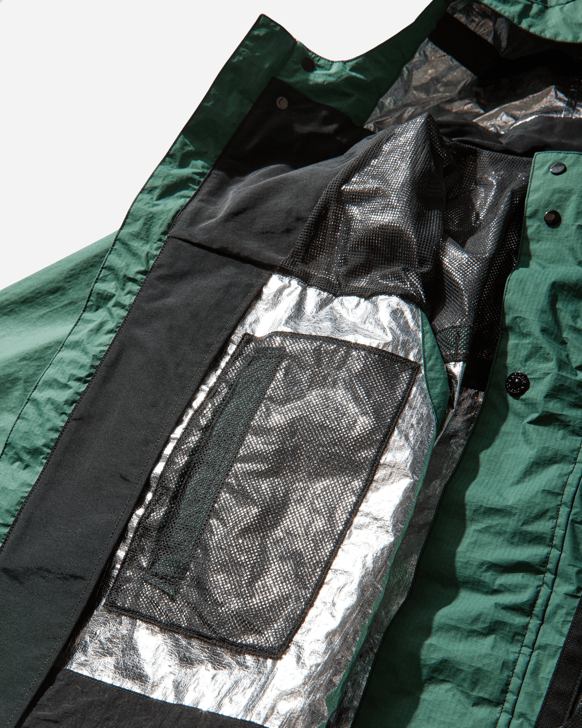 Stone Island Double Coated Cotton Ripstop Short Jacket Malachite Coats and Jackets Jackets L1S154100061S0356 V005H