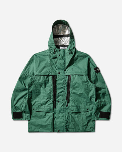 Stone Island Double Coated Cotton Ripstop Short Jacket Malachite Coats and Jackets Jackets L1S154100061S0356 V005H