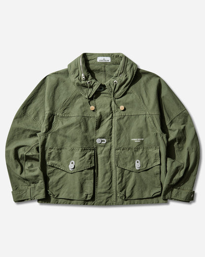 Stone Island Seam Faded Light Nylon Tela Recycled Down Hooded Jacket Quartz Green Coats and Jackets Jackets L1S154100075S0X27 V005I