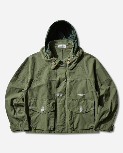 Stone Island Seam Faded Light Nylon Tela Recycled Down Hooded Jacket Quartz Green Coats and Jackets Jackets L1S154100075S0X27 V005I