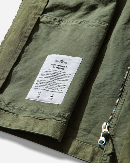 Stone Island Seam Faded Light Nylon Tela Recycled Down Hooded Jacket Quartz Green Coats and Jackets Jackets L1S154100075S0X27 V005I