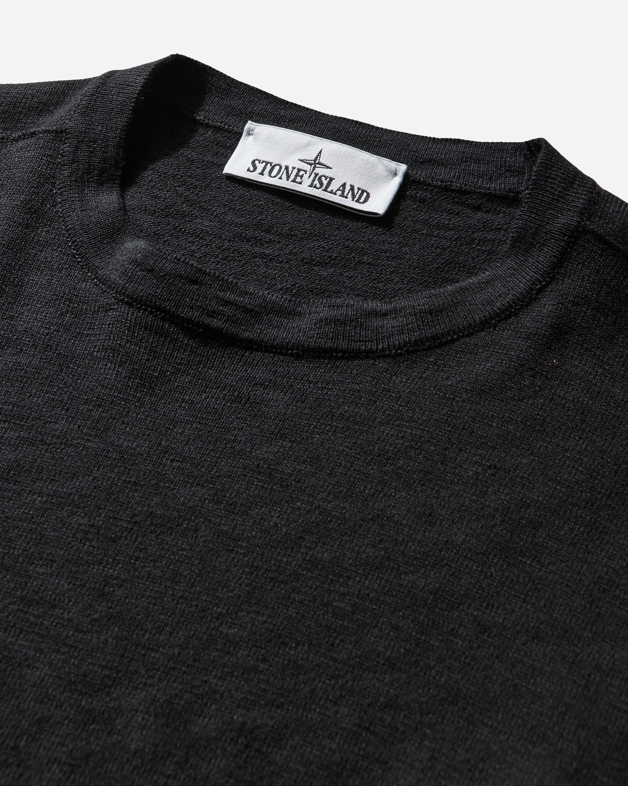 Stone Island Cotton Nylon Micro Ripstop Short Jacket Black T-Shirts Longsleeve L1S155100052S00B0 V0029