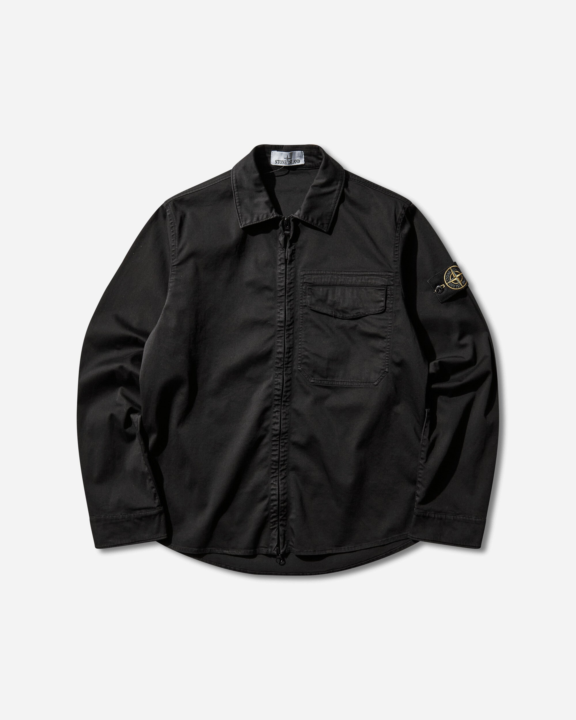Stone Island Shirts Black Shirts Overshirt L1S151200015S0012 V0029