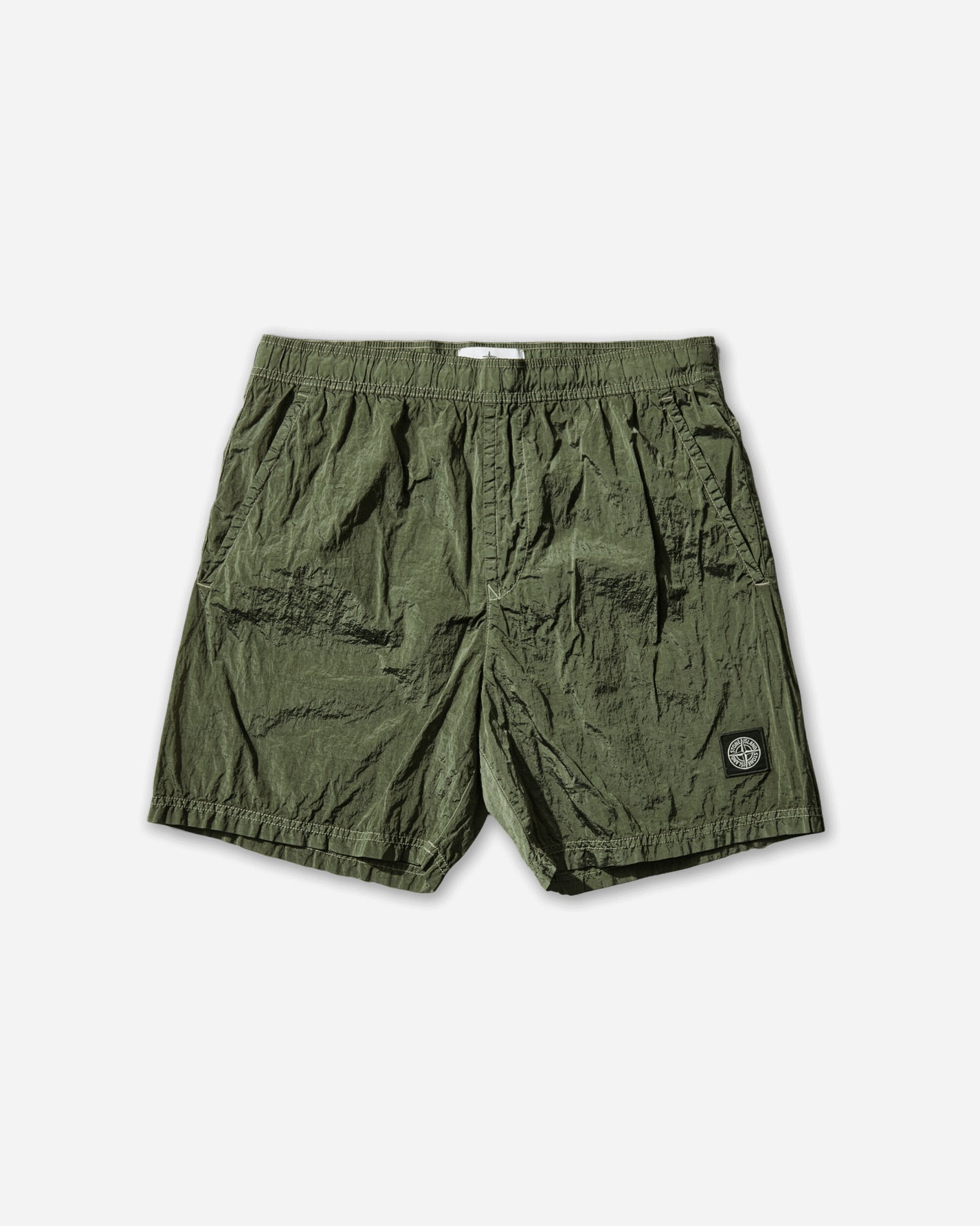 Stone Island Nylon Metal Contrast Swimshorts Military Green Shorts Short L1S15B100004S0043 V005G