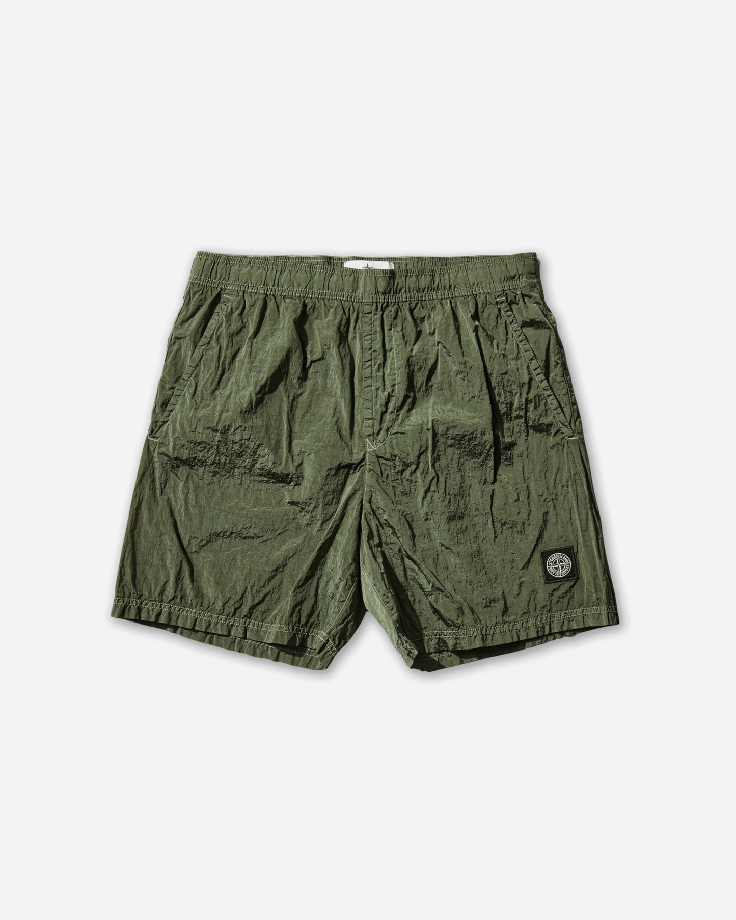 Stone Island Nylon Metal Contrast Swimshorts Military Green Shorts Short L1S15B100004S0043 V005G