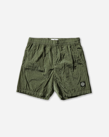 Stone Island Nylon Metal Contrast Swimshorts Military Green Shorts Short L1S15B100004S0043 V005G