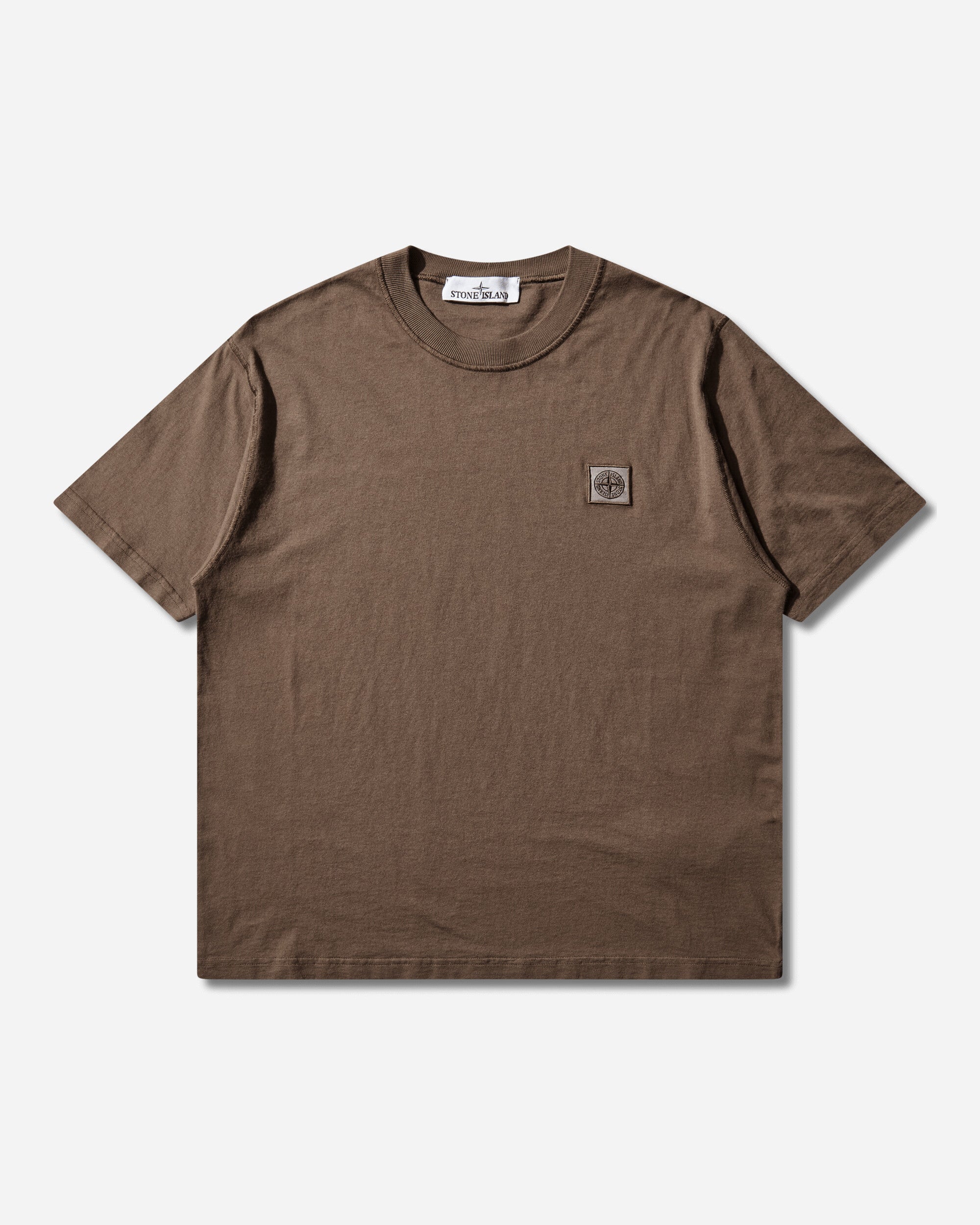 Stone Island Ss T-Shirt Shadow Brown T-Shirts Shortsleeve L1S152100026S0057 V007C