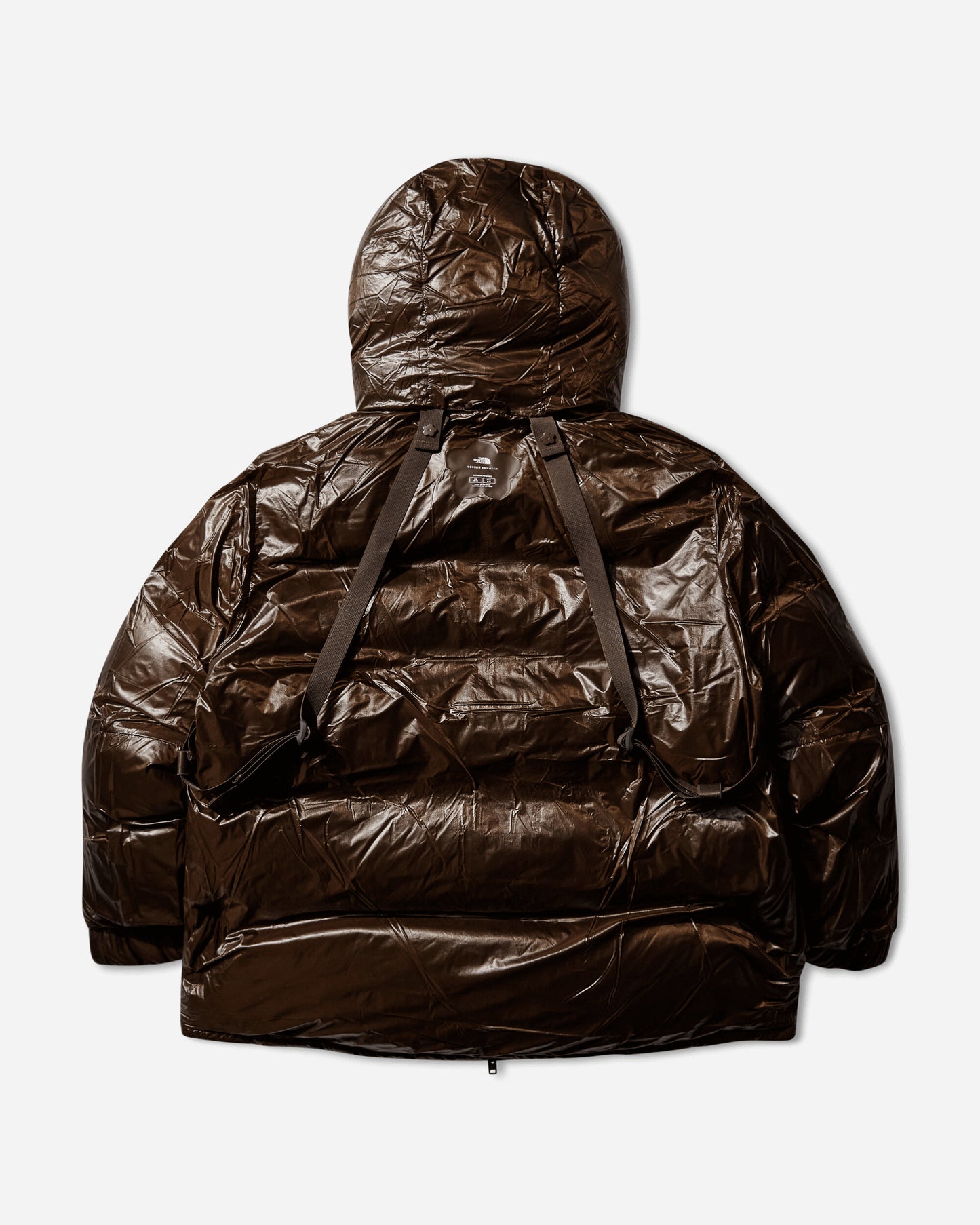 The North Face Tnf X Cecilie Bahnsen Megi 2008 Himalaya Soil Brown Coats and Jackets Down Jackets NF0A8FAD2451 NF245