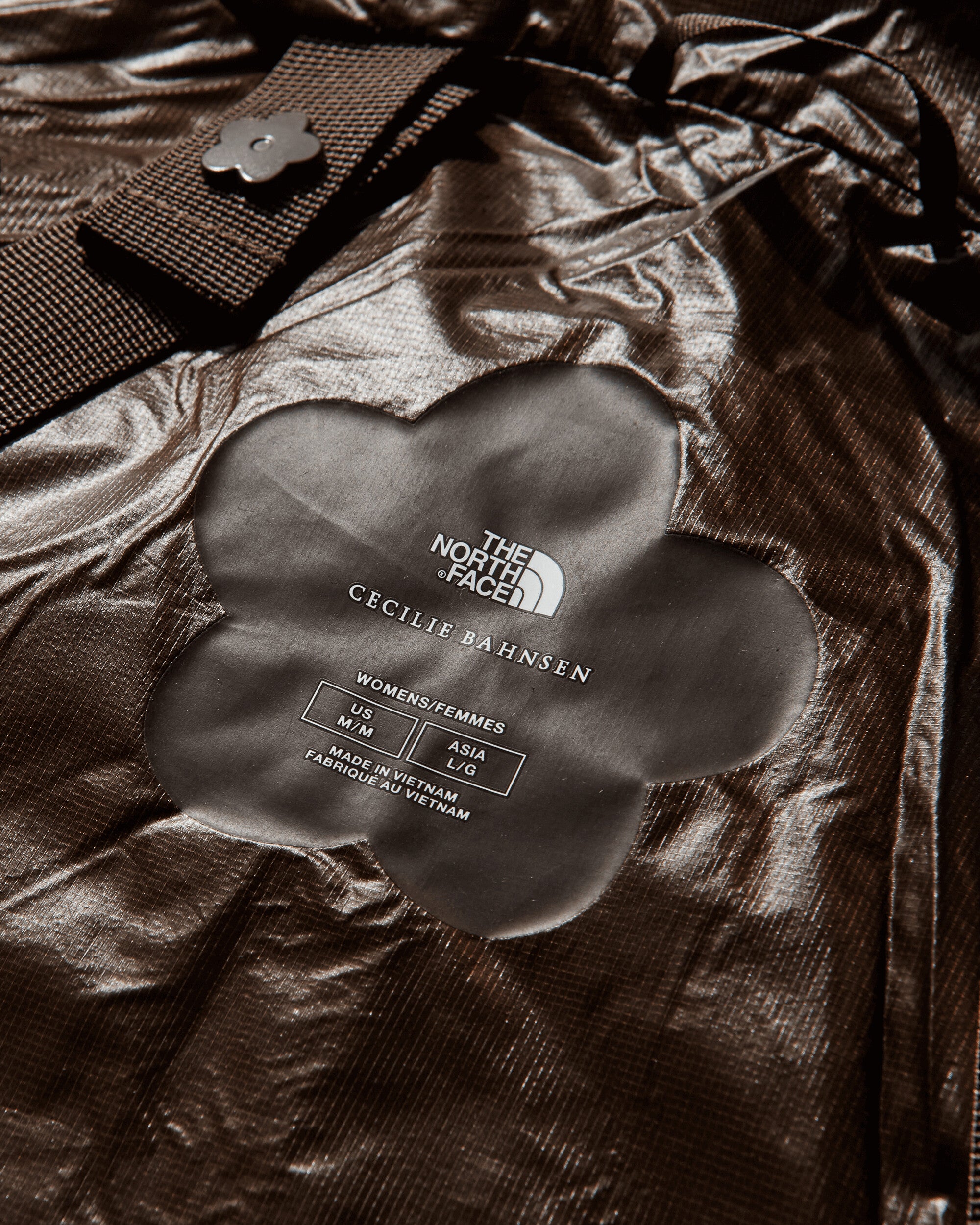 The North Face Tnf X Cecilie Bahnsen Megi 2008 Himalaya Soil Brown Coats and Jackets Down Jackets NF0A8FAD2451 NF245