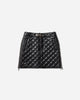 Thug Club Wmns Angels Quilted Short Skirt Black Skirts Mini TC25SK2001 BLACK